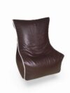 Kids Bean Chair Dark Brown - Image 2