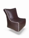 Kids Bean Chair Dark Brown - Image 3
