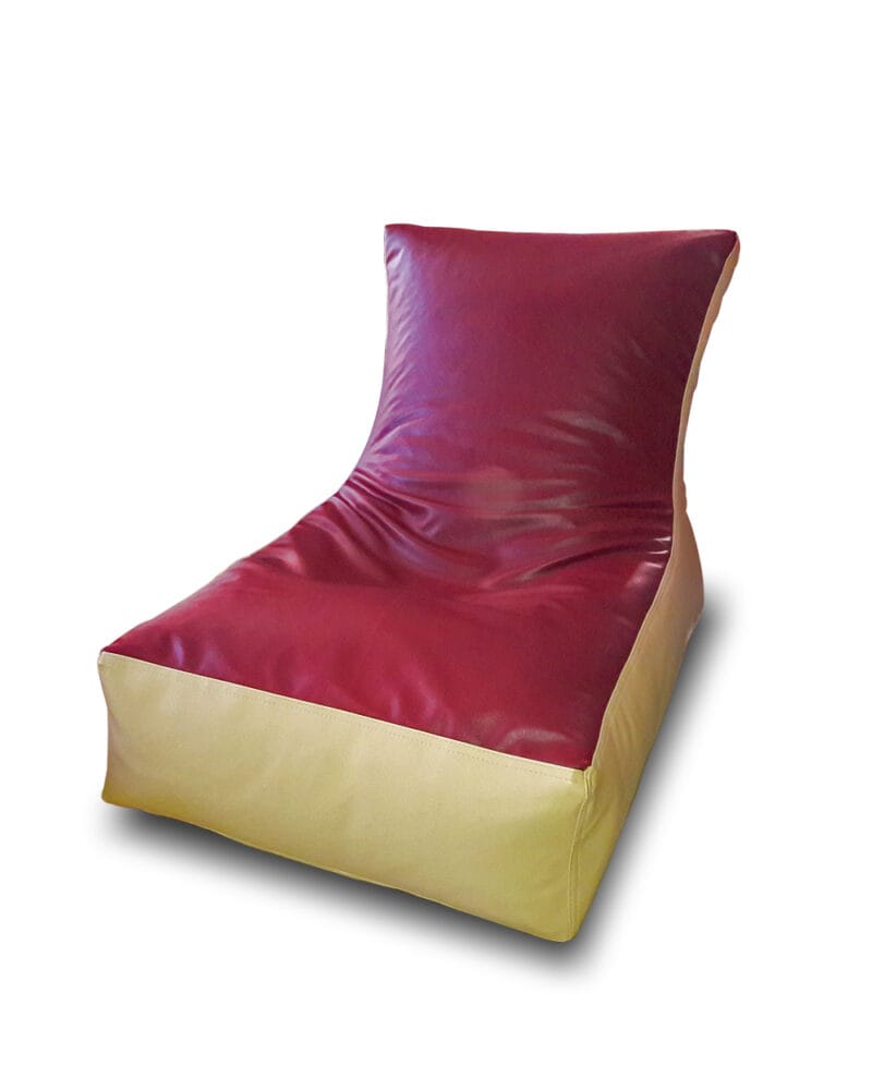 Lounger Chair Maroon and Off White Bean Loungers Buy Bean Bags and Chairs 2