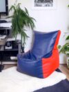 Kids Bean Chair Red & Blue - Image 4
