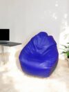 Mudha Bean Chair Classic Blue & Dark Grey - Image 3