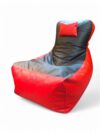 Video Rocker bean bag for Gaming Black & Red M2 - Image 2