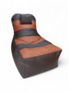 Video Rocker bean bag for Gaming Dark Brown & Tan - Image 2