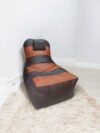 Video Rocker bean bag for Gaming Dark Brown & Tan - Image 3