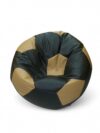 Soccer Bean Bag Classic Black & Camel - Image 2