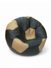 Soccer Bean Bag Classic Black & Camel - Image 4