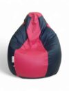 Classic Bean Bag Pink & Black Stripes