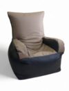 Bean Sofa Chair Classic- Off White & Black - Image 2