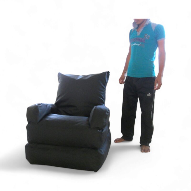 Convertible Bean Sofa Lounge Black Bean Loungers Buy Bean Bags and Chairs 2