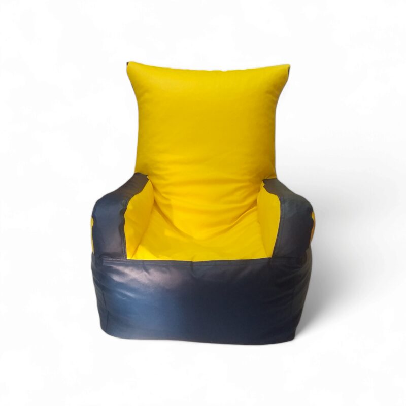 Bean Sofa Chair Classic- Yellow & Dark Blue Bean Sofa Chairs Buy Bean Bags and Chairs 2