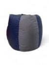 Classic Bean Bag Royal Blue & Light Grey Stripes - Image 3