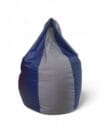 Classic Bean Bag Royal Blue & Light Grey Stripes - Image 2