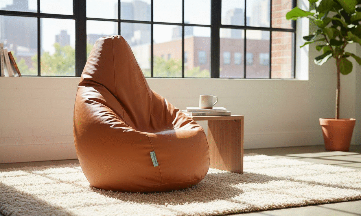 XXXL Bean Bag with Footrest and Cushion – Premium Comfort for Your Living Room, Office, or Bedroom – Cool Bean Bags India