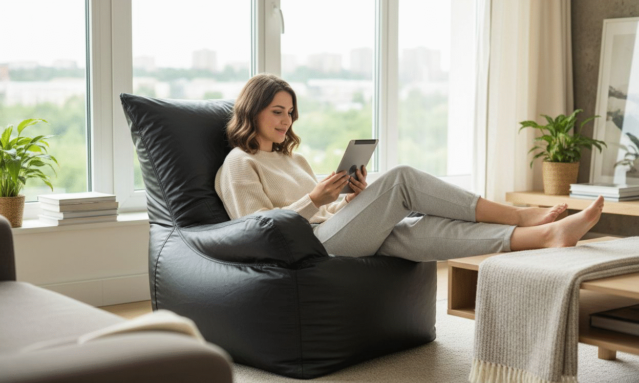 Explore high-quality bean bags for ultimate relaxation – Available in various sizes and designs
